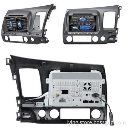 8-inch Special Car DVD Player for Honda Civic, Right Hand (2006 to 2011)